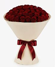 Букет 101 Бордовая роза Блэк Бакарра в Суханово