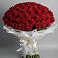Букет 101 Красная роза Блэк Мэджик в Суханово