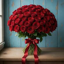 Букет Красные розы Блэк Меджик в Суханово