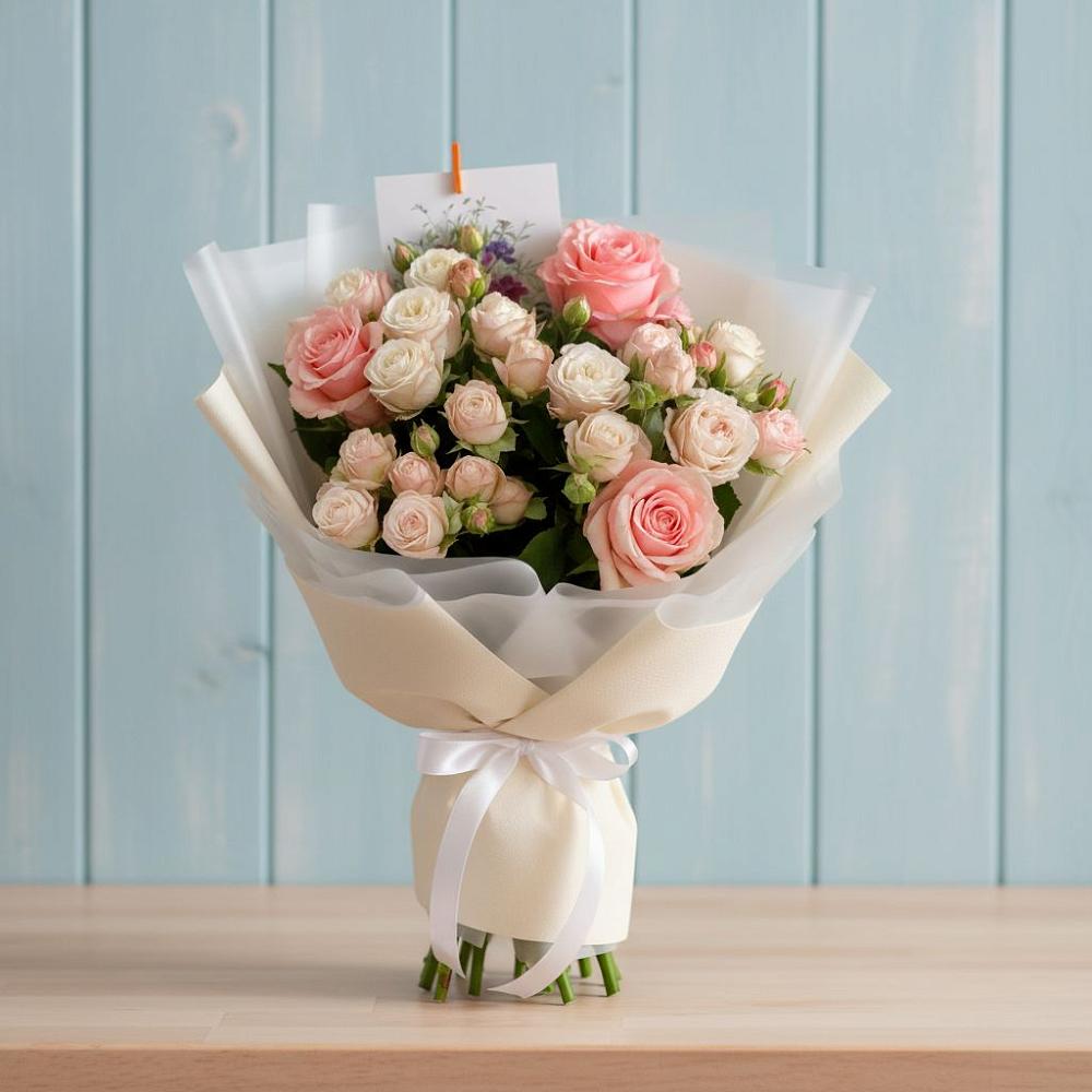 Букет цветов из: Розы в Суханово