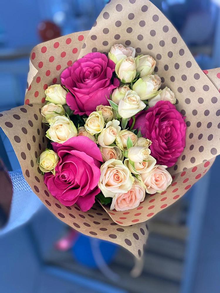 Букет цветов из: Розы в Суханово