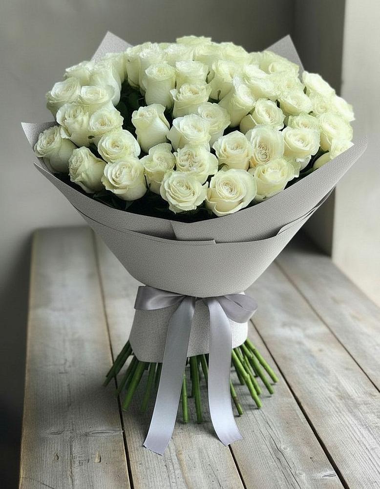 Букет 35 Белых роз в Суханово