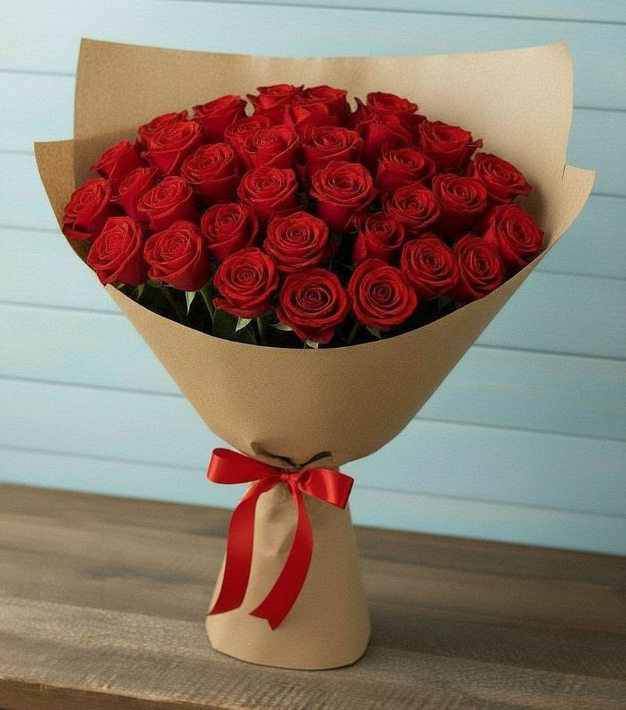 Букет Красные розы Милано в Суханово