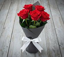 Букет 5 Красных роз Эдлесс Лав #REPLACE_PRED# Суханово