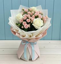Букет цветов из:  Розы в Суханово