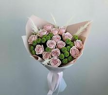Букет цветов из:  Розы и Хризантемы #REPLACE_PRED# Суханово