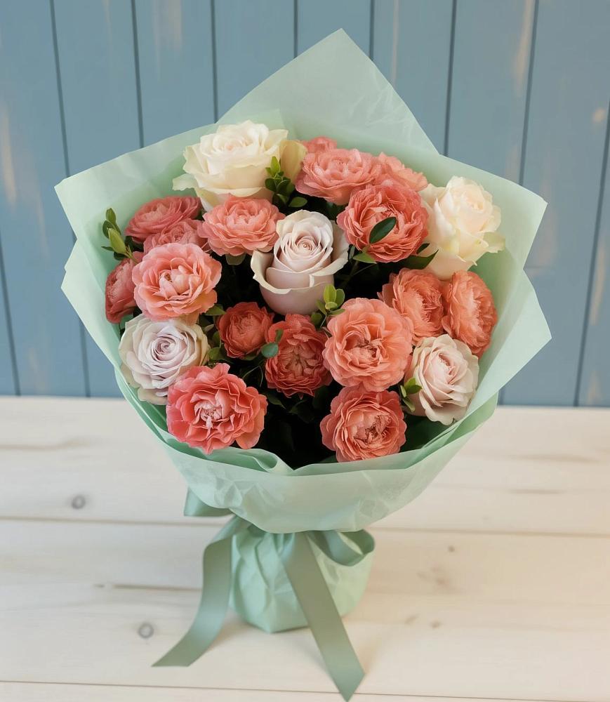 Букет цветов из: Розы в Суханово