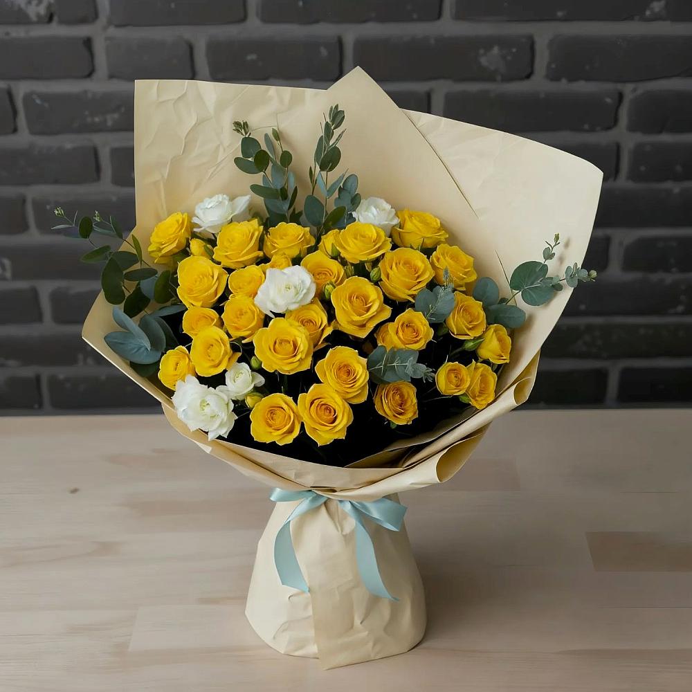 Букет цветов из: Розы в Суханово