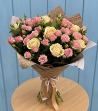Букет цветов из:  Розы в Суханово