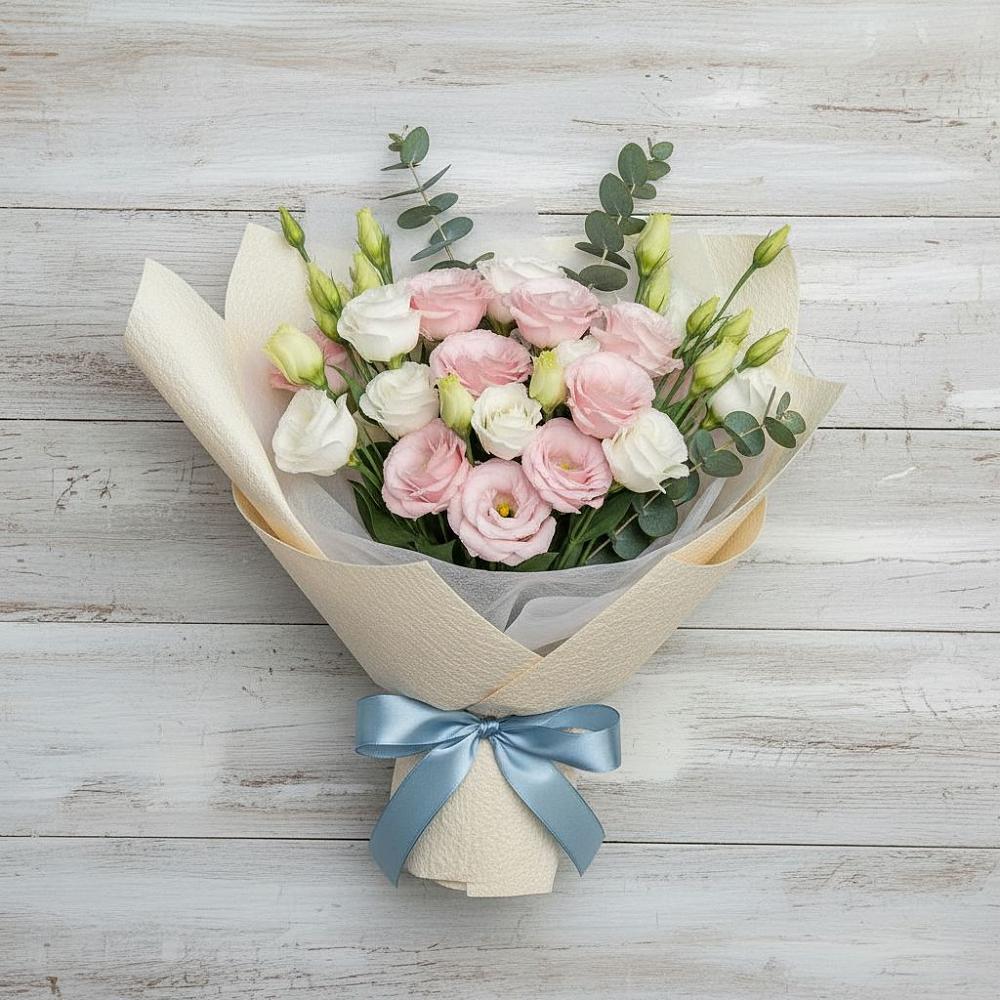 Букет цветов из: Лизиантусы в Суханово