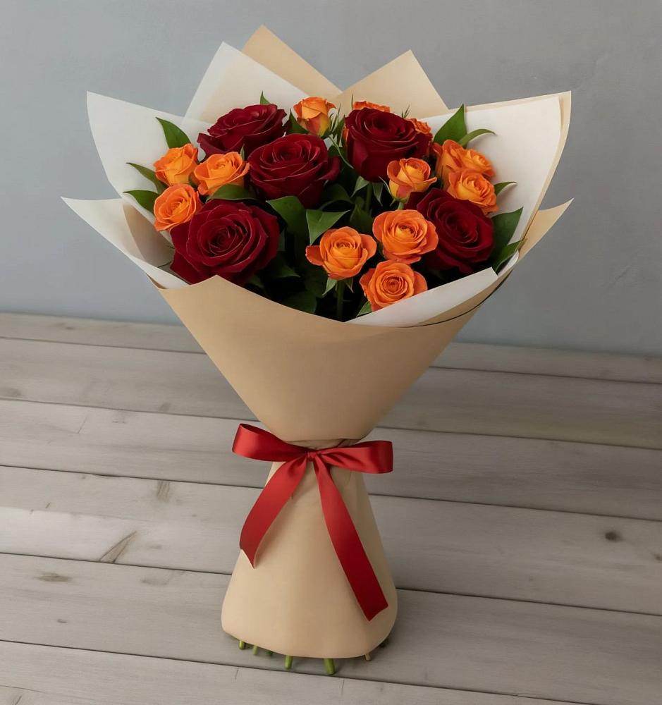 Букет Любовь и восторг в Суханово